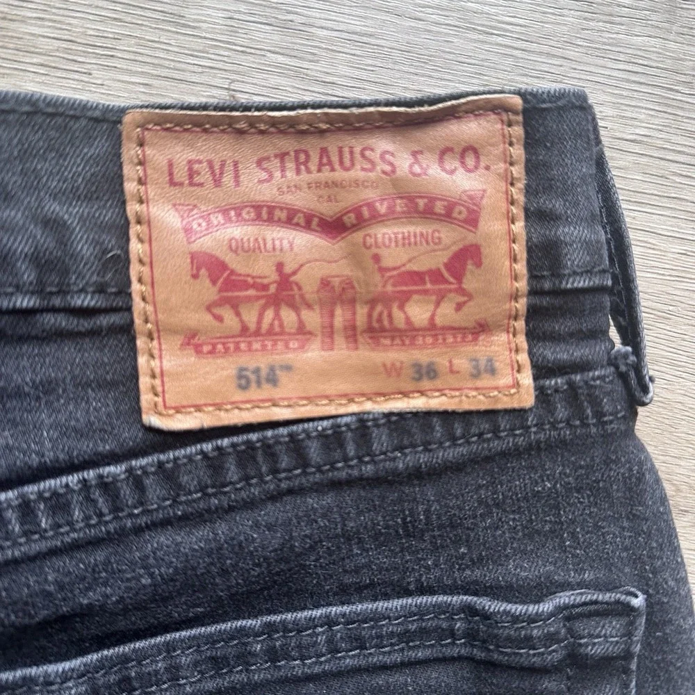 Men's Levi Strauss‎ 514 jeans 36x34 Black